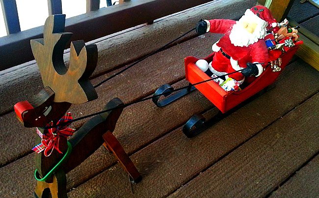 Santa's Sleigh Needs Put Away - Putting Away Christmas