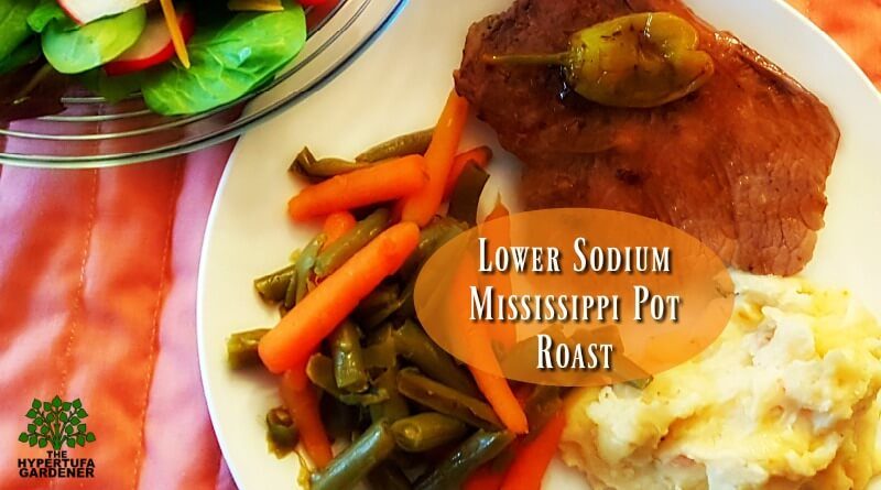 Lower Sodium Mississippi Pot Roast - Slow Cooker Meal(1)