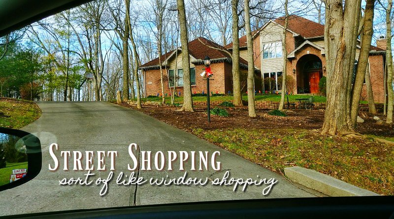 The Home Buying Process starts with street shopping.