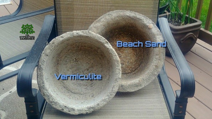 Hypertufa made with beach sand