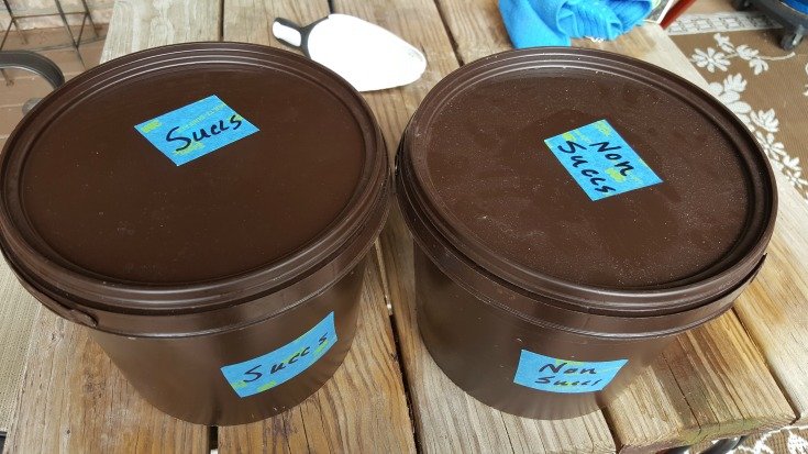 image of two plastic containers with lids